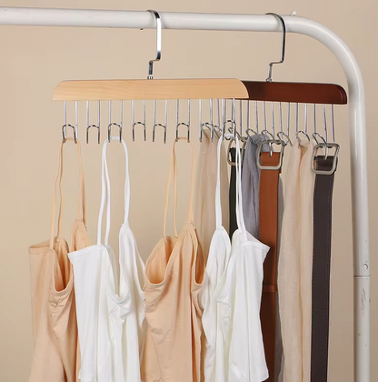 Wooden Multi Hook Organizer