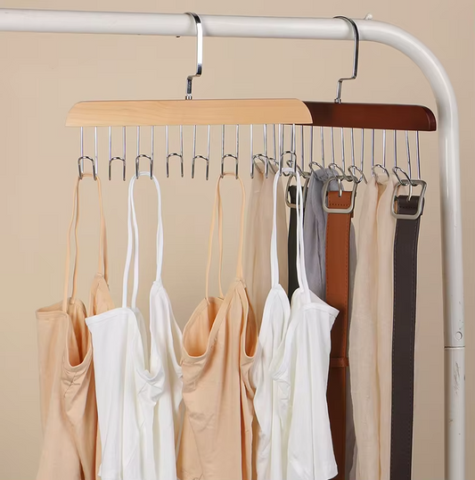 Wooden Multi Hook Organizer