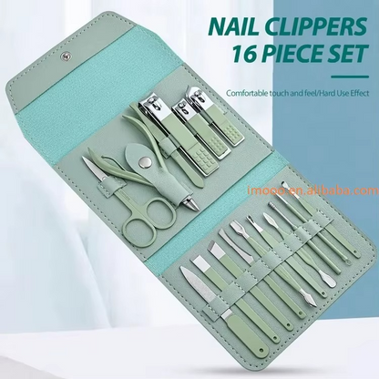 "16-Piece Manicure and Pedicure Set"