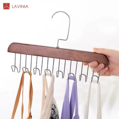 Wooden Multi Hook Organizer